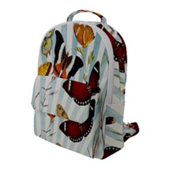Butterfly-love Flap Pocket Backpack (large)