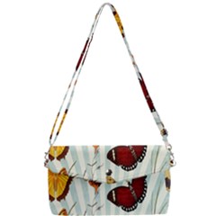 Butterfly-love Removable Strap Clutch Bag by nateshop