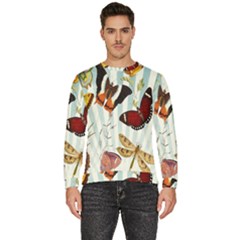 Butterfly-love Men s Fleece Sweatshirt by nateshop