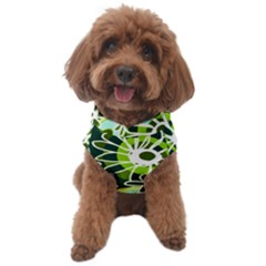 Mazipoodles Love Flowers - Black Olive White Dog Sweater by Mazipoodles