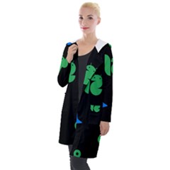 Wallpaper Hooded Pocket Cardigan by nateshop