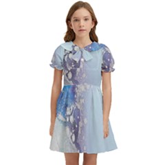 Huawei Kids  Bow Tie Puff Sleeve Dress by nateshop