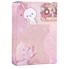 Pink Aesthetic, Clouds, Cute, Glitter, Hello Kitty, Pastel, Soft Playing Cards Single Design (rectangle) With Custom Box by nateshop