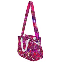 Pink Glitter, Cute, Girly, Glitter, Pink, Purple, Sparkle Rope Handles Shoulder Strap Bag by nateshop