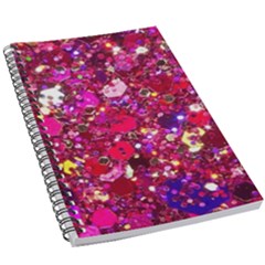 Pink Glitter, Cute, Girly, Glitter, Pink, Purple, Sparkle 5 5  X 8 5  Notebook by nateshop