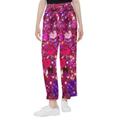 Pink Glitter, Cute, Girly, Glitter, Pink, Purple, Sparkle Women s Pants 