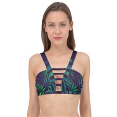 Tree Leaves Cage Up Bikini Top by nateshop