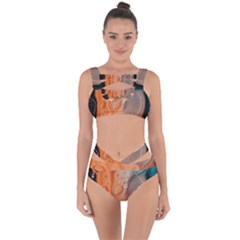 Water Screen Bandaged Up Bikini Set  by nateshop