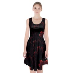 Amoled Red N Black Racerback Midi Dress by nateshop