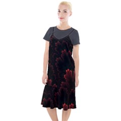 Amoled Red N Black Camis Fishtail Dress