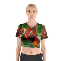 Fish Cotton Crop Top by nateshop