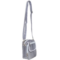 Aluminum Textures, Horizontal Metal Texture, Gray Metal Plate Shoulder Strap Belt Bag by nateshop