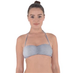 Aluminum Textures, Horizontal Metal Texture, Gray Metal Plate Tie Back Bikini Top by nateshop