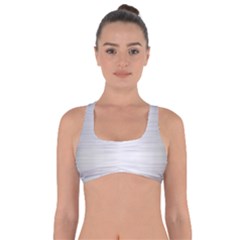 Aluminum Textures, Polished Metal Plate Got No Strings Sports Bra by nateshop