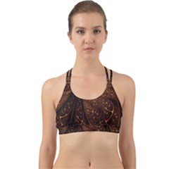 Gold, Golden Background Back Web Sports Bra by nateshop