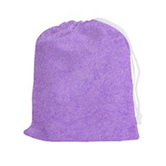Purple Paper Texture, Paper Background Drawstring Pouch (2xl) by nateshop
