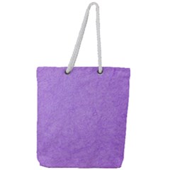 Purple Paper Texture, Paper Background Full Print Rope Handle Tote (large) by nateshop