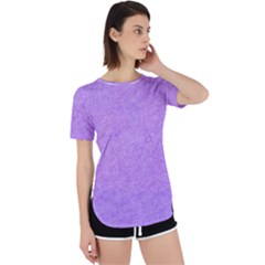 Purple Paper Texture, Paper Background Perpetual Short Sleeve T-shirt by nateshop