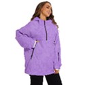 Purple Paper Texture, Paper Background Women s Ski and Snowboard Jacket View2