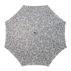 Retro Floral Texture, Beige Floral Retro Background, Vintage Texture Golf Umbrellas by nateshop