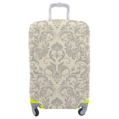 Retro Texture With Ornaments, Vintage Beige Background Luggage Cover (medium) by nateshop