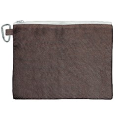 Black Leather Texture Leather Textures, Brown Leather Line Canvas Cosmetic Bag (xxl) by nateshop