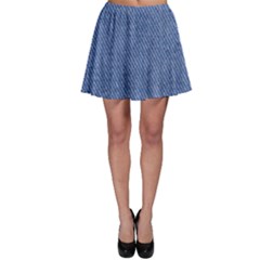 Blue Denim Texture Macro, Blue Denim Background, Jeans Background, Jeans Textures, Fabric Background Skater Skirt by nateshop