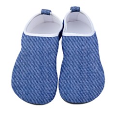 Blue Denim Texture Macro, Blue Denim Background, Jeans Background, Jeans Textures, Fabric Background Women s Sock-style Water Shoes by nateshop