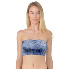 Blue Grunge Texture, Wall Texture, Blue Retro Background Bandeau Top by nateshop