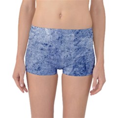 Blue Grunge Texture, Wall Texture, Blue Retro Background Boyleg Bikini Bottoms
