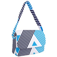 Blue Lines Background, Retro Backgrounds, Blue Courier Bag by nateshop