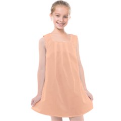 Peach Fuzz 2024 Kids  Cross Back Dress by dressshop