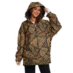 Abstract Geometric Pattern, Abstract Paper Backgrounds Women s Ski And Snowboard Jacket