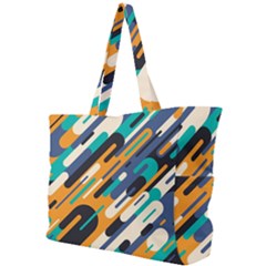 Abstract Rays, Material Design, Colorful Lines, Geometric Simple Shoulder Bag by nateshop