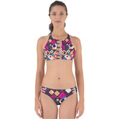 Colorful Abstract Background, Geometric Background Perfectly Cut Out Bikini Set