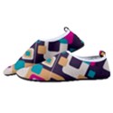 Colorful Abstract Background, Geometric Background Women s Sock-Style Water Shoes View2