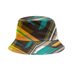 Material Design, Lines, Retro Abstract Art, Geometry Inside Out Bucket Hat by nateshop