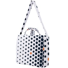 Honeycomb Hexagon Pattern Abstract Square Shoulder Tote Bag by Grandong