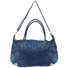 Floral Digital Removable Strap Handbag by Grandong