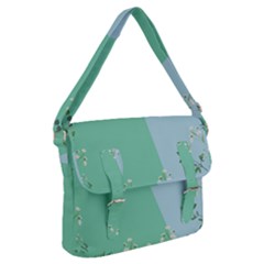 Flower Branch Corolla Wreath Lease Buckle Messenger Bag by Grandong