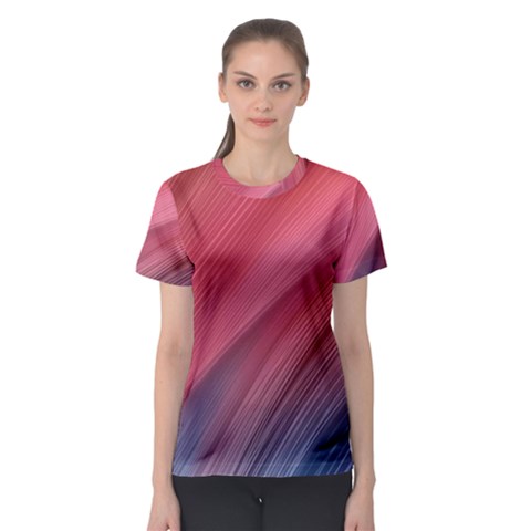 Abstract, Lines Women s Sport Mesh T-shirt by nateshop