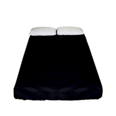 Black Pattern, Black, Pattern Fitted Sheet (Full/ Double Size)