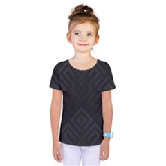 Black Pattern, Black, Pattern Kids  One Piece T-shirt