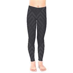 Black Pattern, Black, Pattern Kids  Leggings