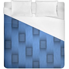 Blue Pattern Texture Duvet Cover (king Size) by nateshop