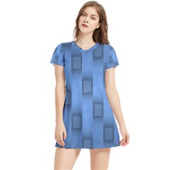 Blue Pattern Texture Women s Sports Skirt by nateshop