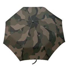 Camo, Abstract, Beige, Black, Brown Military, Mixed, Olive Folding Umbrellas by nateshop