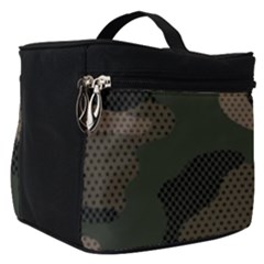 Camo, Abstract, Beige, Black, Brown Military, Mixed, Olive Make Up Travel Bag (small) by nateshop