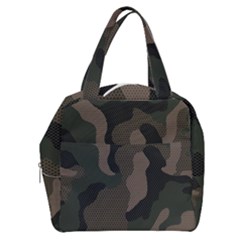 Camo, Abstract, Beige, Black, Brown Military, Mixed, Olive Boxy Hand Bag by nateshop