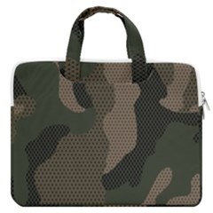 Camo, Abstract, Beige, Black, Brown Military, Mixed, Olive Macbook Pro 13  Double Pocket Laptop Bag